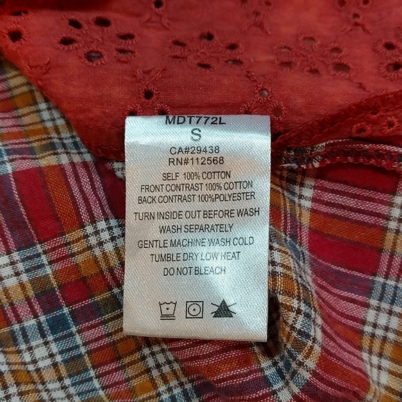 Miss me button up shirt size small - Picture 6 of 7